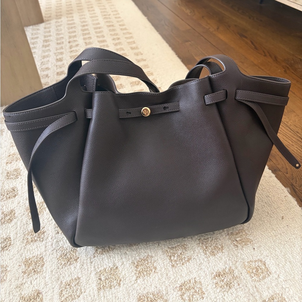 Tory Burch ROMY tote in Deep brown - Picture 3 of 5